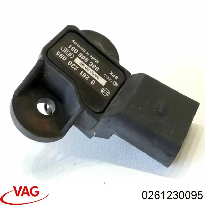 0261230095 VAG Sensor de pressão no coletor de admissão, MAP