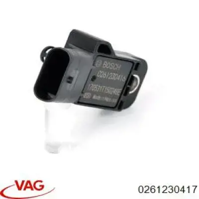 261230417 VAG Sensor de pressão no coletor de admissão, MAP