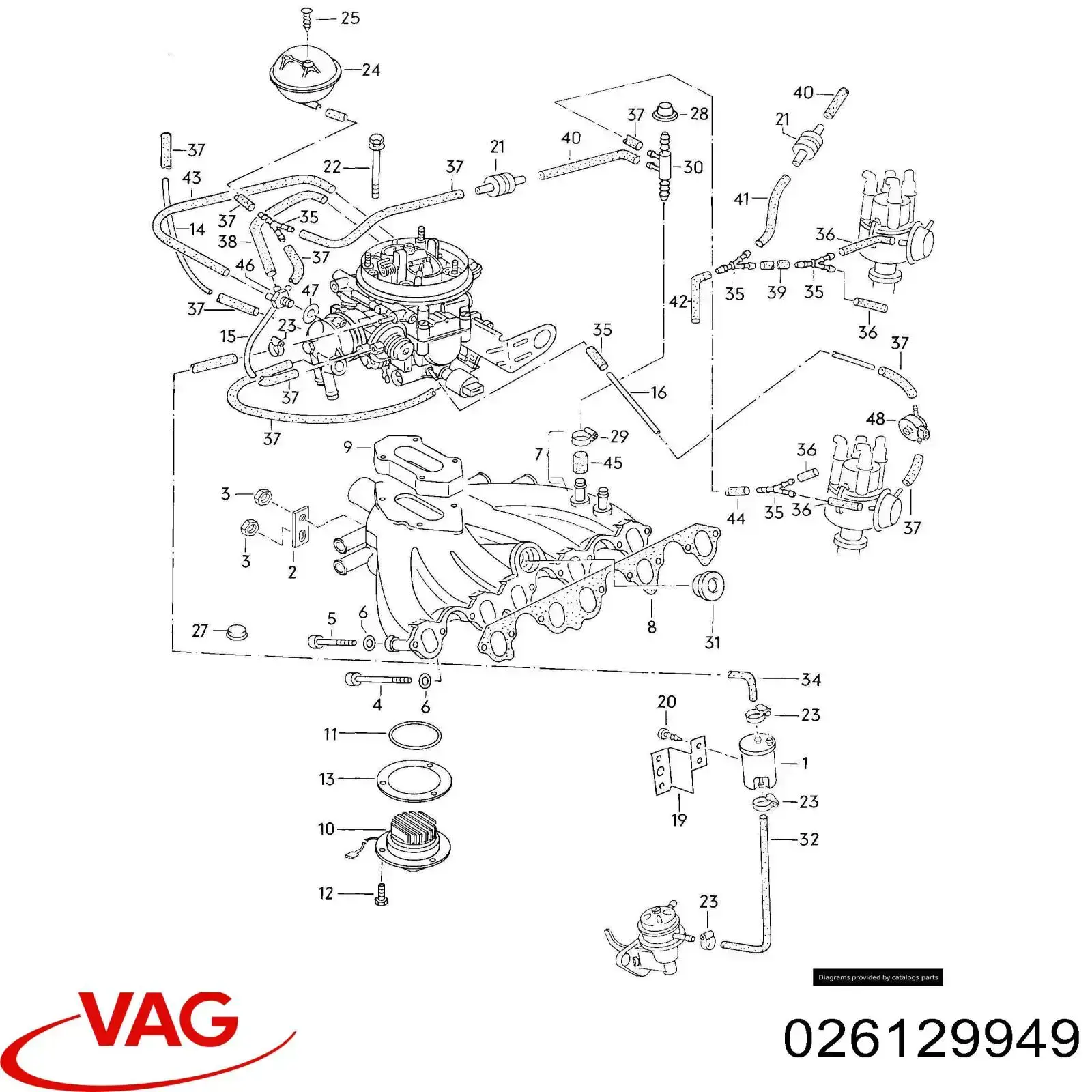  VAG 026129949 preço, a partir de 3,69 USD