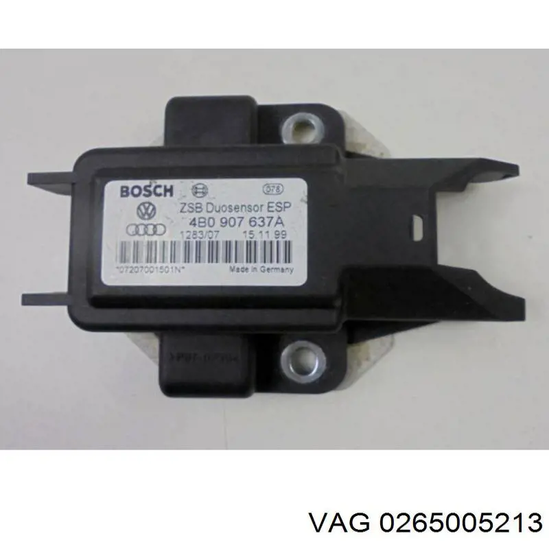 0265005213 VAG Sensor de aceleração transversal (ESP)