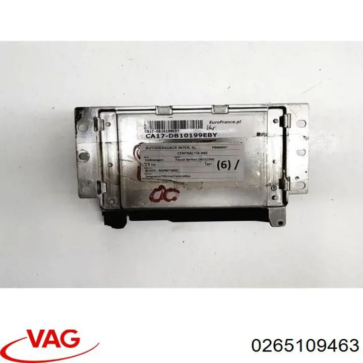 0265109463 VAG Unidade de controlo ESP