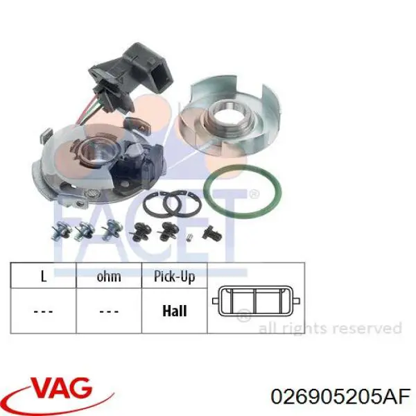 Distribuidor de ignição (distribuidor) VAG 026905237AV preço, a partir de 56,98 USD
