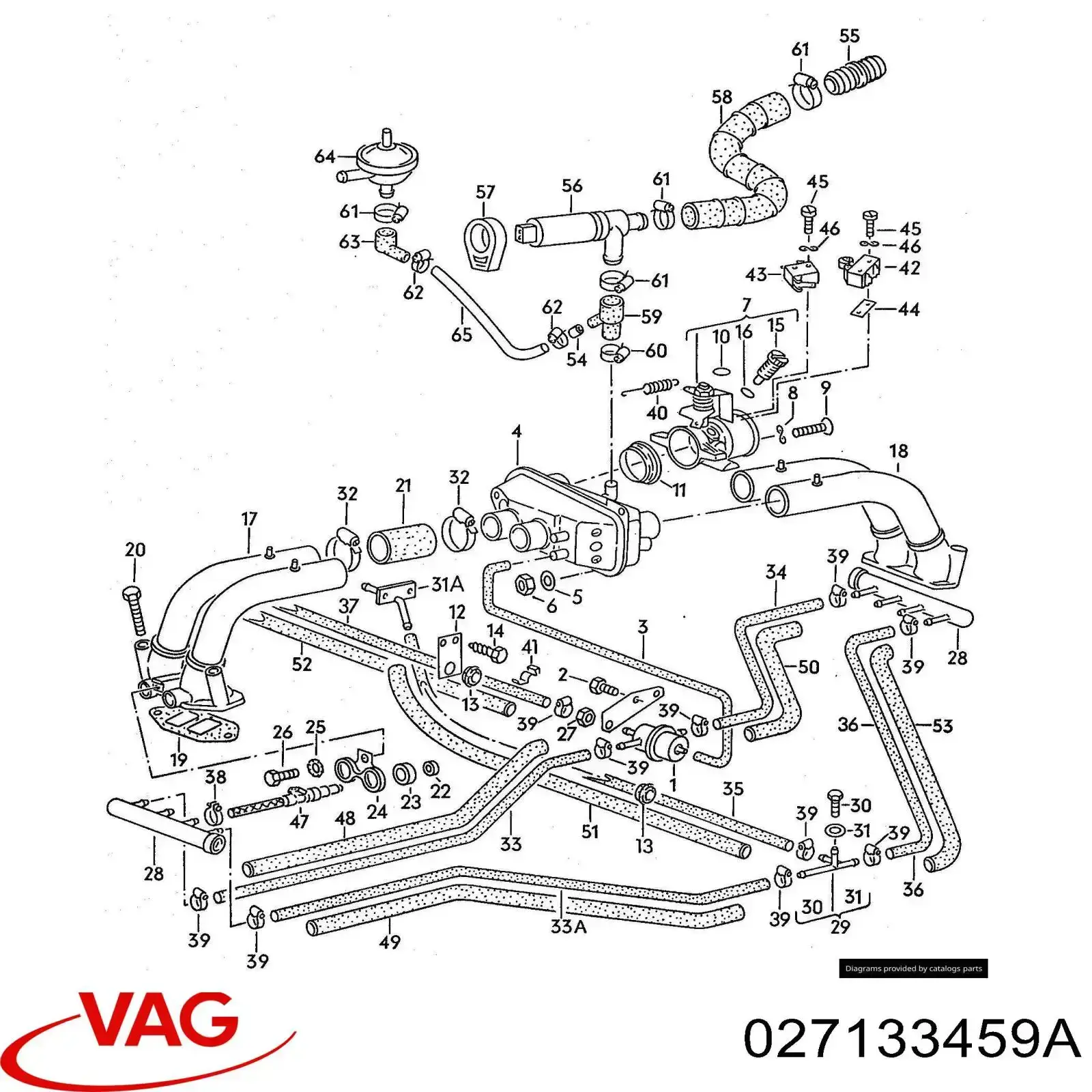  VAG 027133459A preço, a partir de 46,90 USD