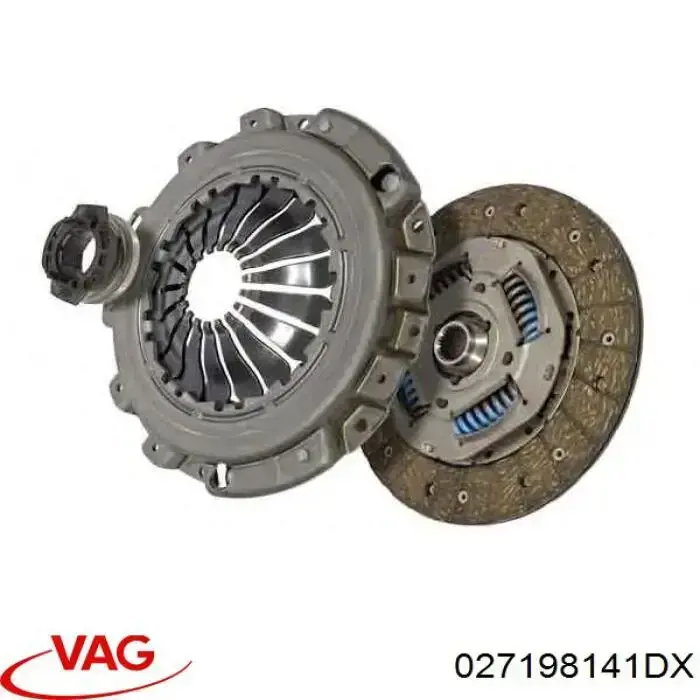 Kit de embraiagem (3 peças) VAG 027198141DX preço, a partir de 110,54 USD