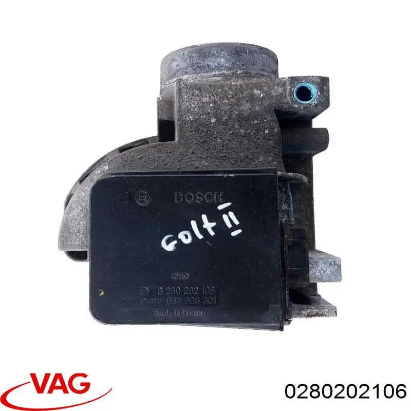 Sensor de fluxo (consumo) de ar, medidor de consumo M.A.F. - (Mass Airflow) VAG 0280202106 preço, a partir de 135,09 USD