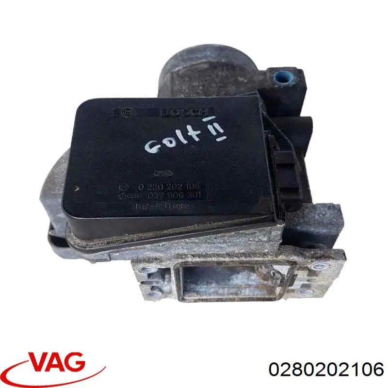 Sensor de fluxo (consumo) de ar, medidor de consumo M.A.F. - (Mass Airflow) Bosch 0280202106 preço, a partir de 167,35 USD