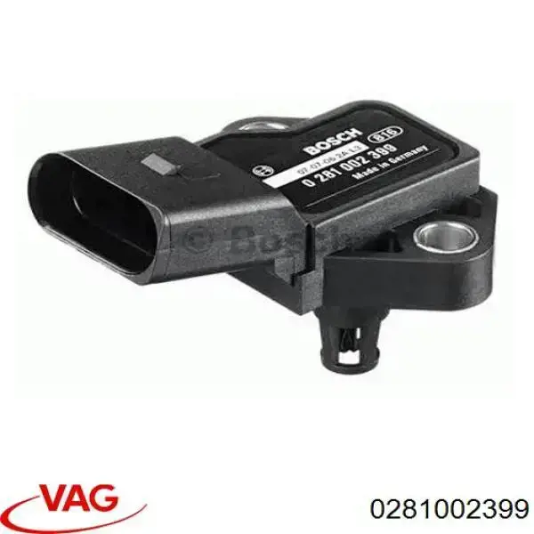 0281002399 VAG Sensor de pressão de supercompressão
