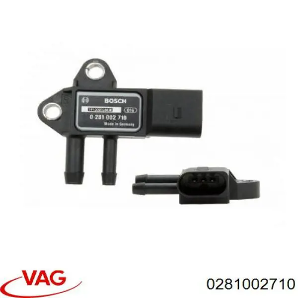 0281002710 VAG Sensor de pressão dos gases de escape