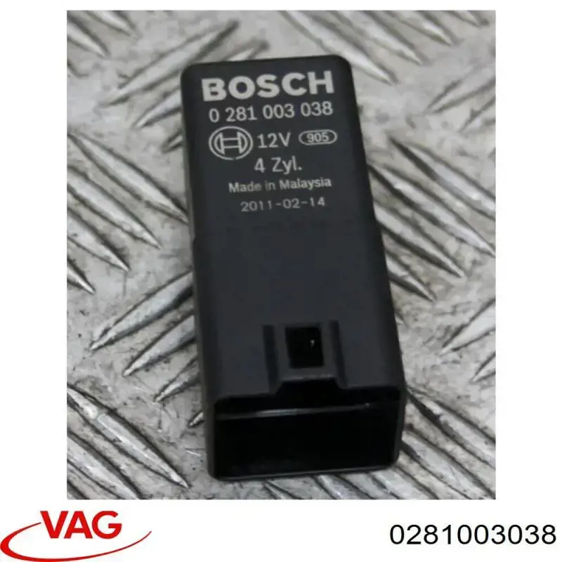0281003038 VAG Relê das velas de incandescência