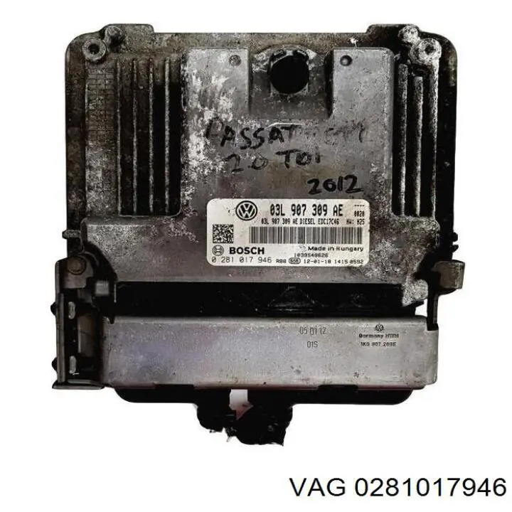 Módulo de direção (Centralina eletrônica) de motor VAG 0281017946 preço, a partir de 170,26 USD