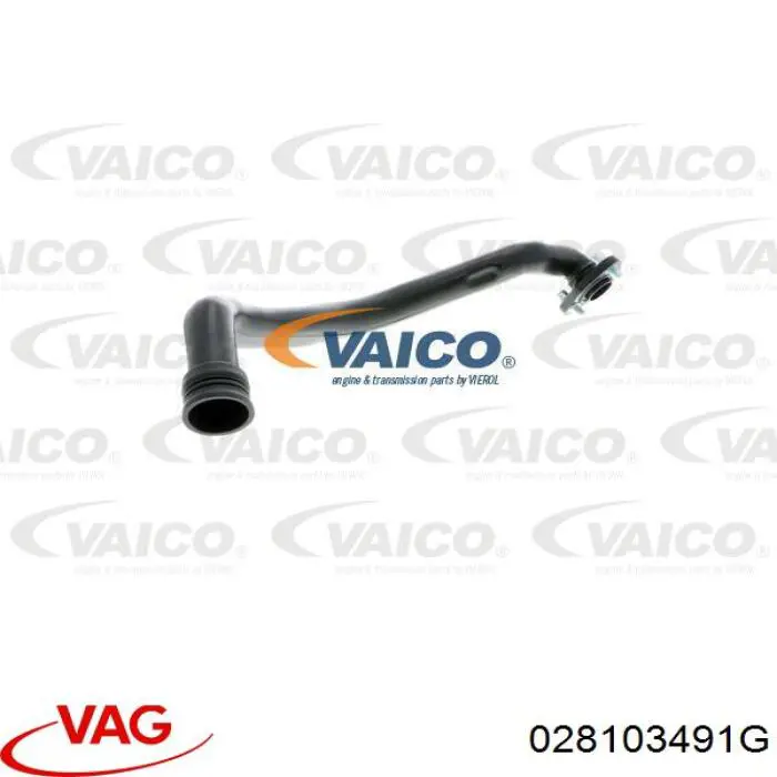 Cano derivado de ventilação de cárter (de separador de óleo) VAG 028103491G preço, a partir de 25,03 USD