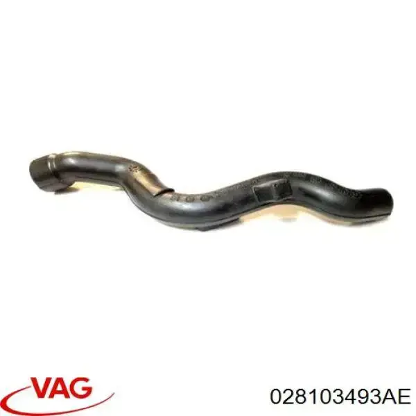 028103493AE VAG Cano derivado de ventilação de cárter (de separador de óleo)