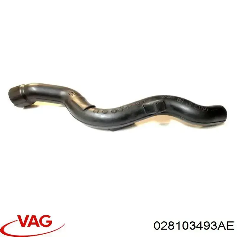 Cano derivado de ventilação de cárter (de separador de óleo) VAG 028103493AE preço, a partir de 49,56 USD
