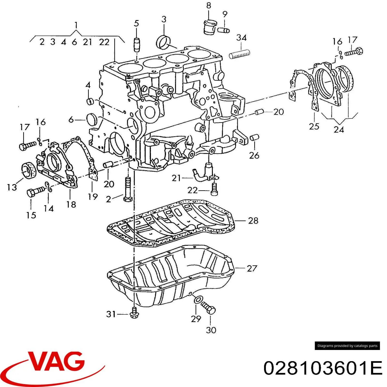 Compre 028103601E VAG 