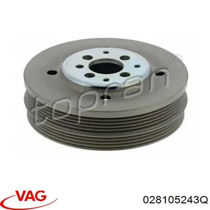 Compre 028105243Q VAG Polia de cambota