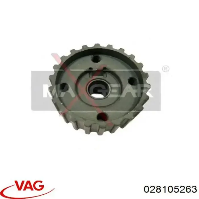 Engrenagem de cadeia da roda dentada de acionamento de cambota de motor VAG 028105263 preço, a partir de 11,43 USD