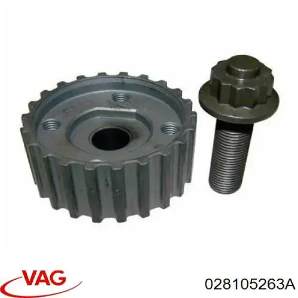 Compre 028105263A VAG Engrenagem de cadeia da roda dentada de acionamento de cambota de motor