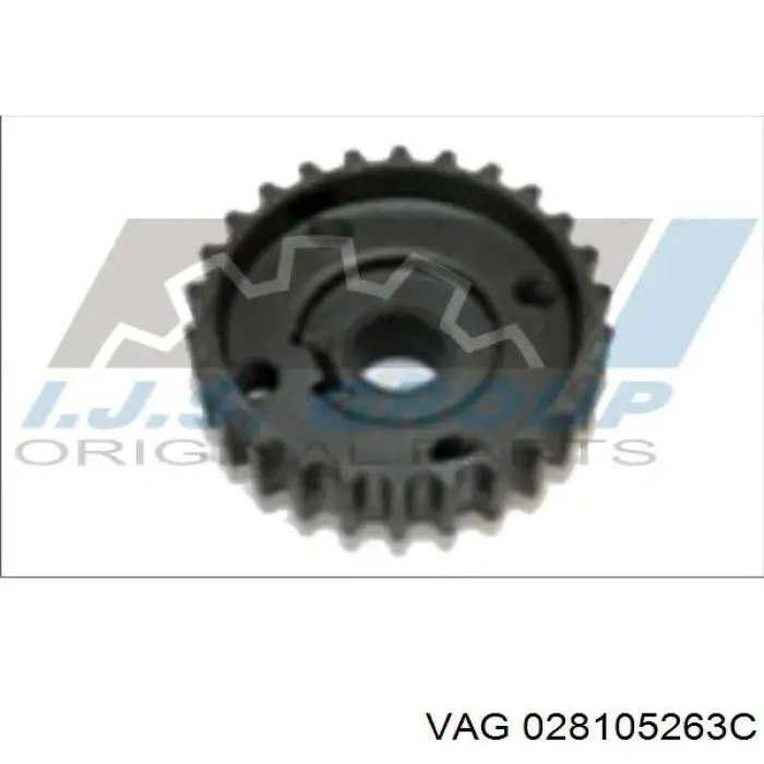 Engrenagem de cadeia da roda dentada de acionamento de cambota de motor VAG 028105263C preço, a partir de 145,39 USD