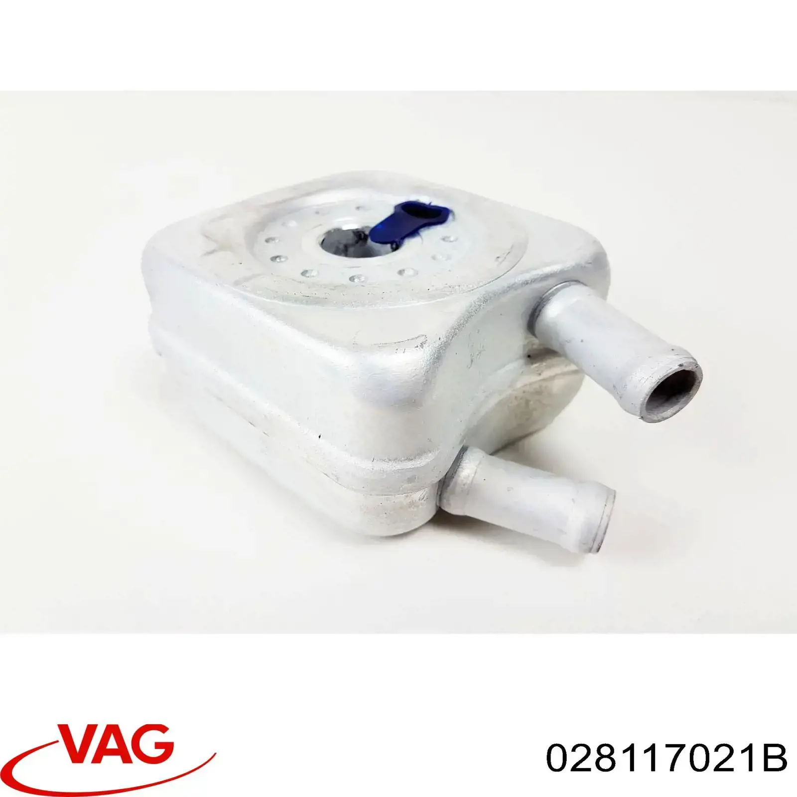 Compre 028117021B VAG Radiador de óleo (frigorífico), debaixo de filtro