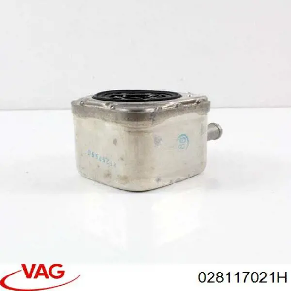 Compre 028117021H VAG Radiador de óleo (frigorífico), debaixo de filtro