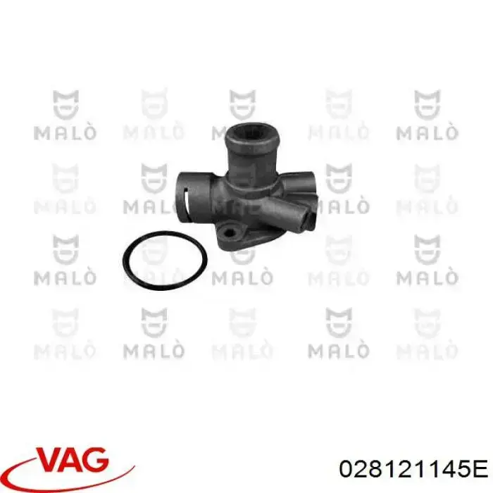 028121145E VAG Flange do sistema de esfriamento (união em T)