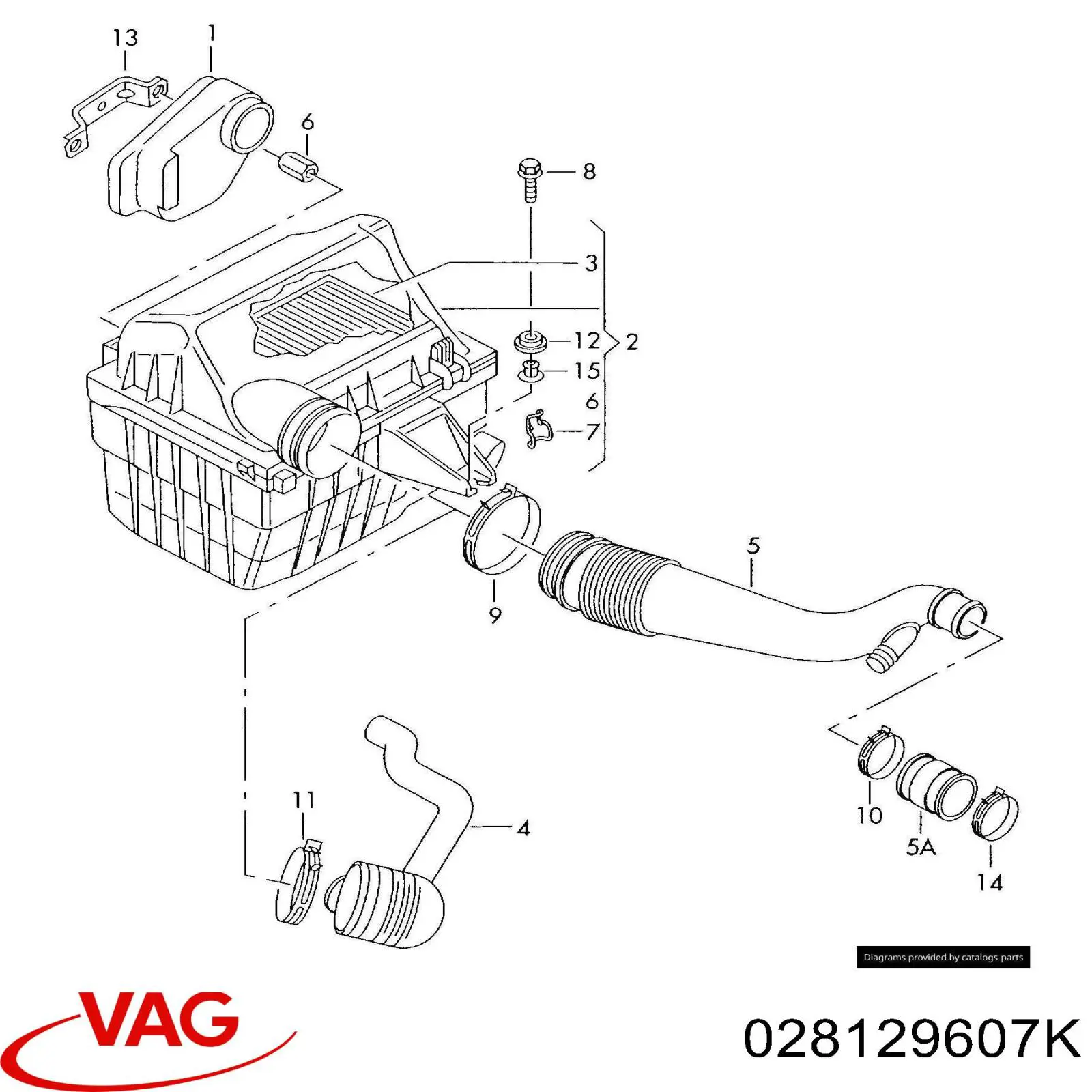 028129607K VAG 