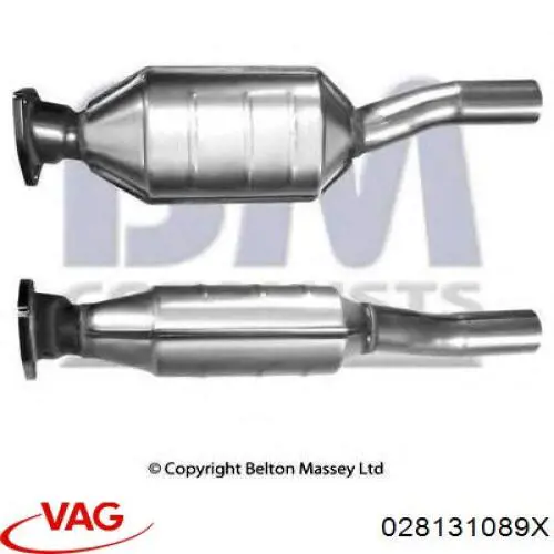 Compre 028131089X VAG Convertidor - catalisador