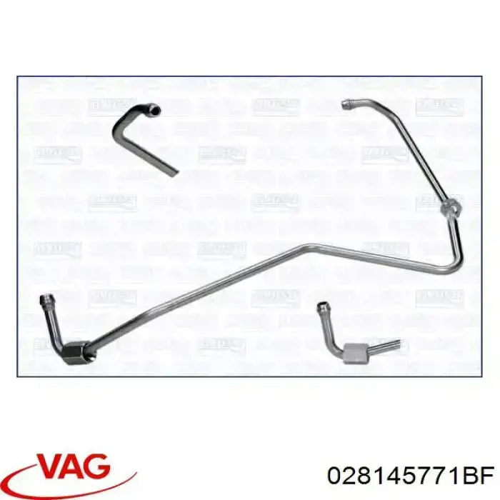 Tubo (mangueira) de fornecimento de óleo de turbina VAG 028145771BF preço, a partir de 33,18 USD