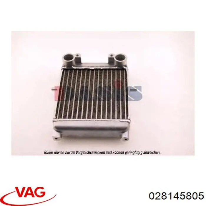 028145805 VAG Radiador de intercooler