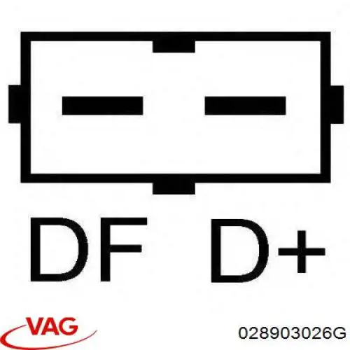 Gerador 028903026G VAG