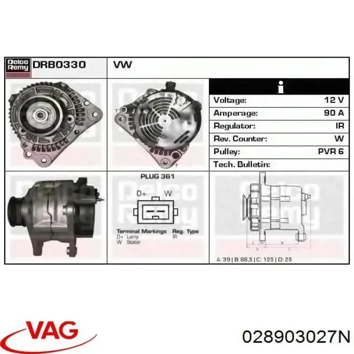 VAG 028903027N