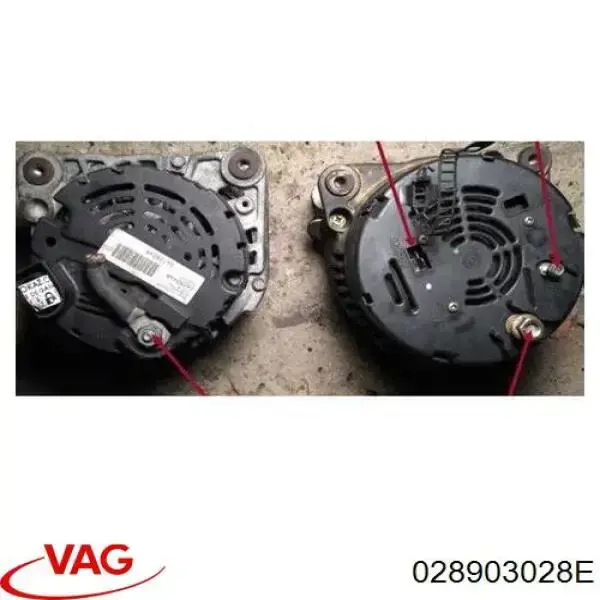 Gerador VAG 028903028E preço, a partir de 76,62 USD