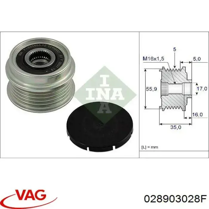 Compre 028903028F VAG Gerador