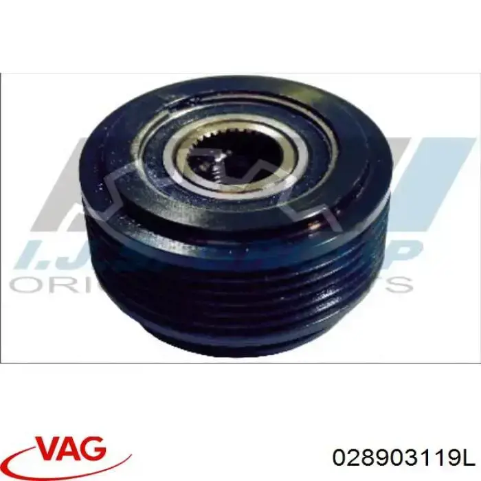 Polia do gerador VAG 028903119L preço, a partir de 36,92 USD