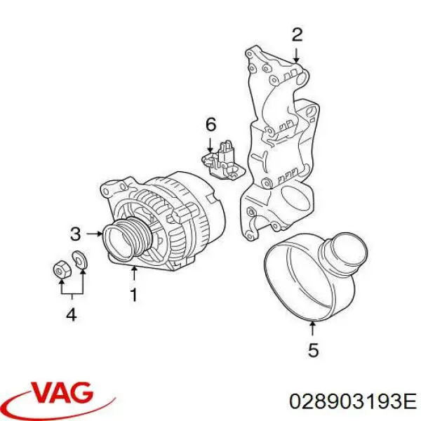  VAG 028903193E preço, a partir de 4,79 USD
