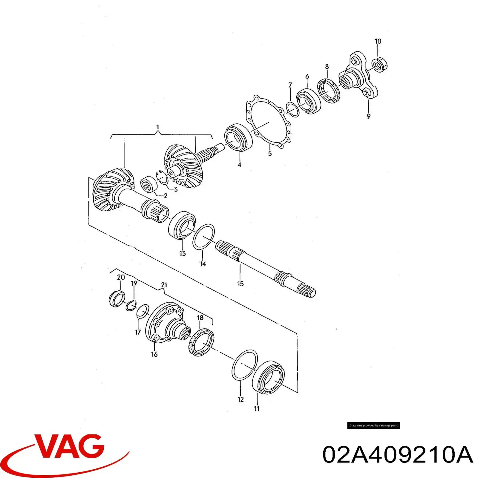  VAG 02A409210A preço, a partir de 6,10 USD