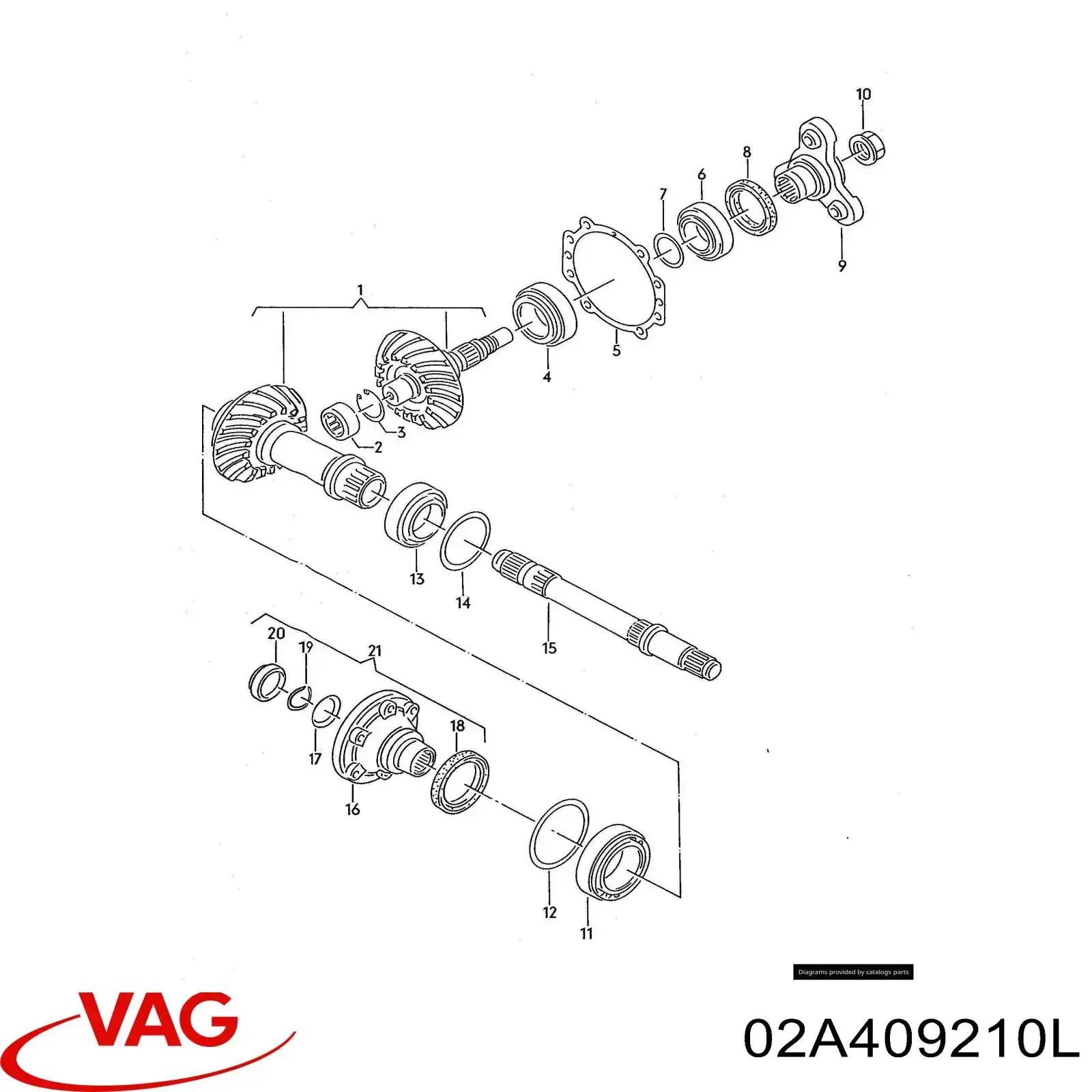 VAG 02A409210L preço, a partir de 12,07 USD