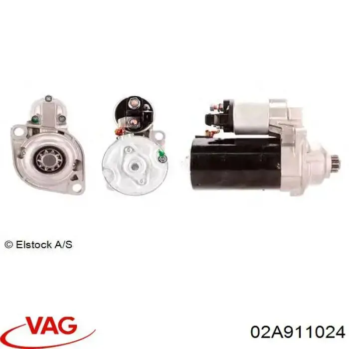 02A911024 VAG Motor de arranco