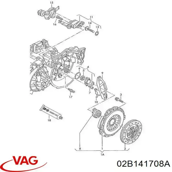Atuador de embraiagem VAG 6K0141708 preço, a partir de 58,32 USD