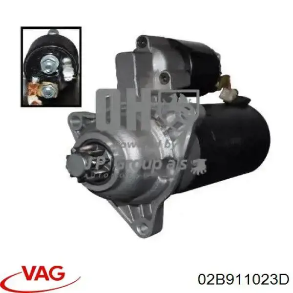 Compre 02B911023D VAG Motor de arranco