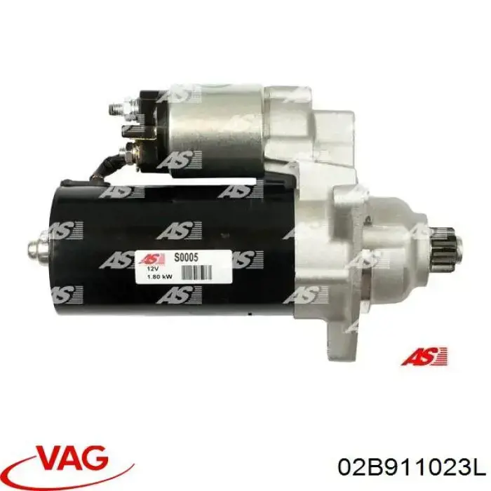 02B911023L VAG Motor de arranco