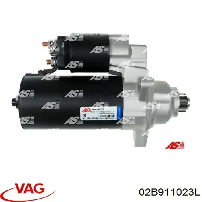 Compre 02B911023L VAG Motor de arranco