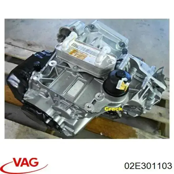 02E301103 VAG Caixa Automática de Mudança montada
