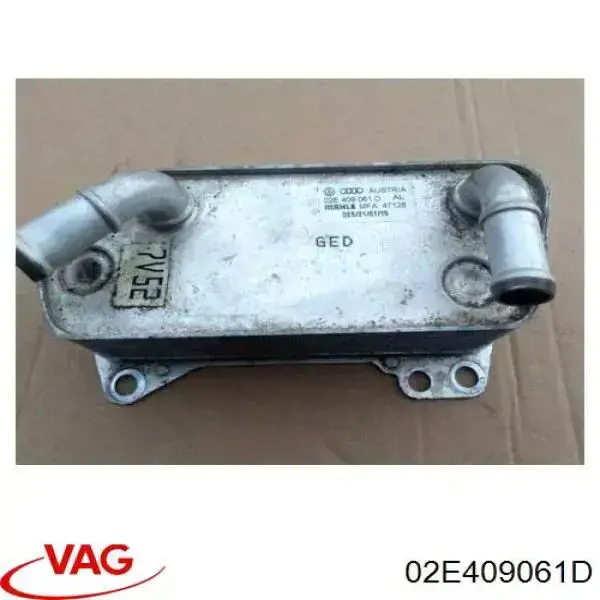 02E409061D VAG Radiador de esfriamento, Caixa Automática de Mudança