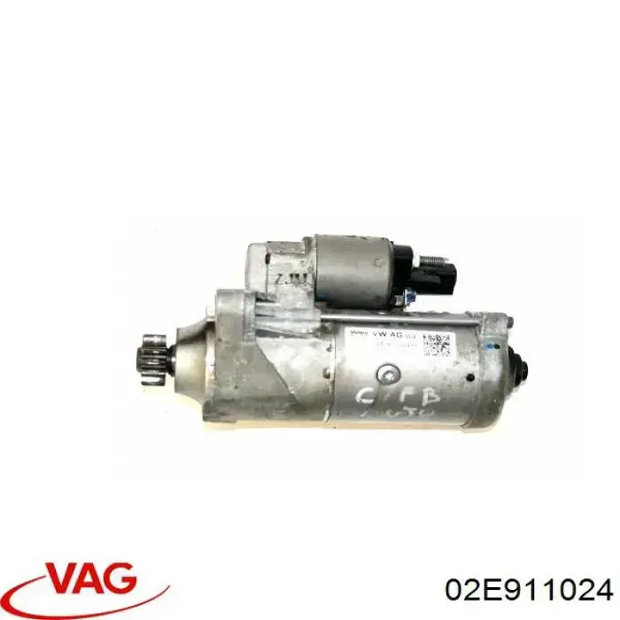 Motor de arranco 02E911024 VAG