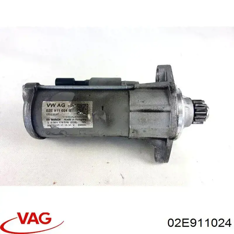 Compre 02E911024 VAG Motor de arranco