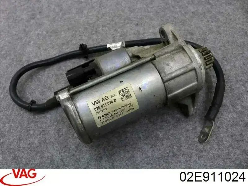 Motor de arranco 02E911024 VAG