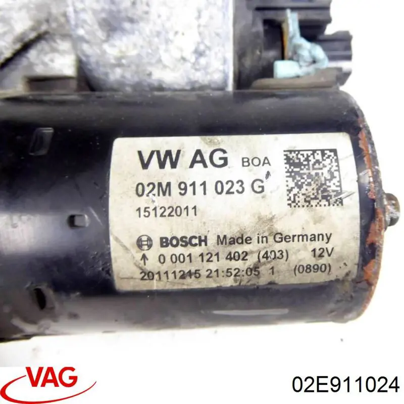 02E911024 VAG Motor de arranco