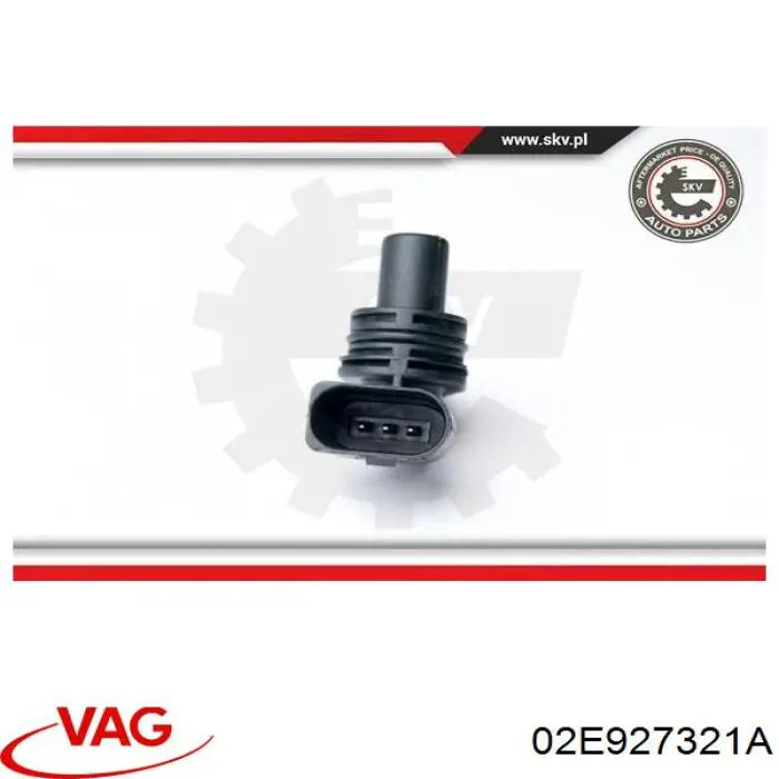 02E927321A VAG Sensor de velocidade
