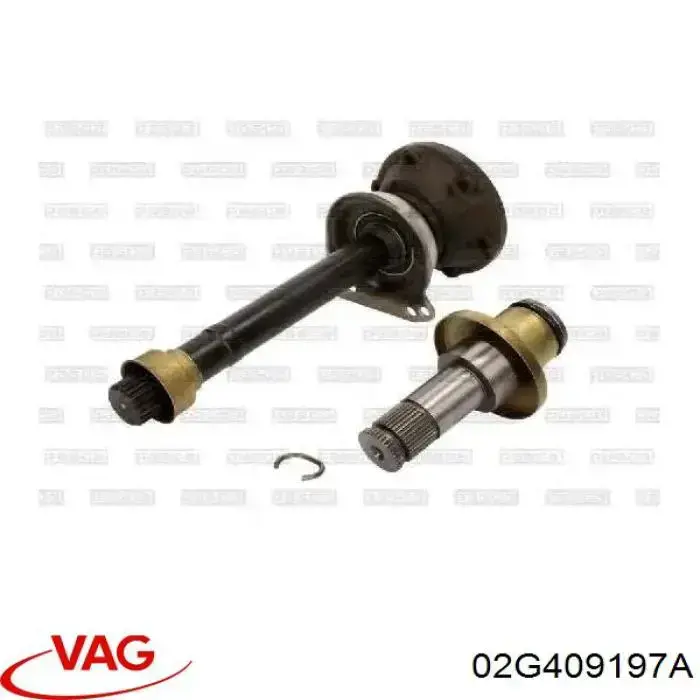 02G409197A VAG Roda dentada propulsada de velocímetro